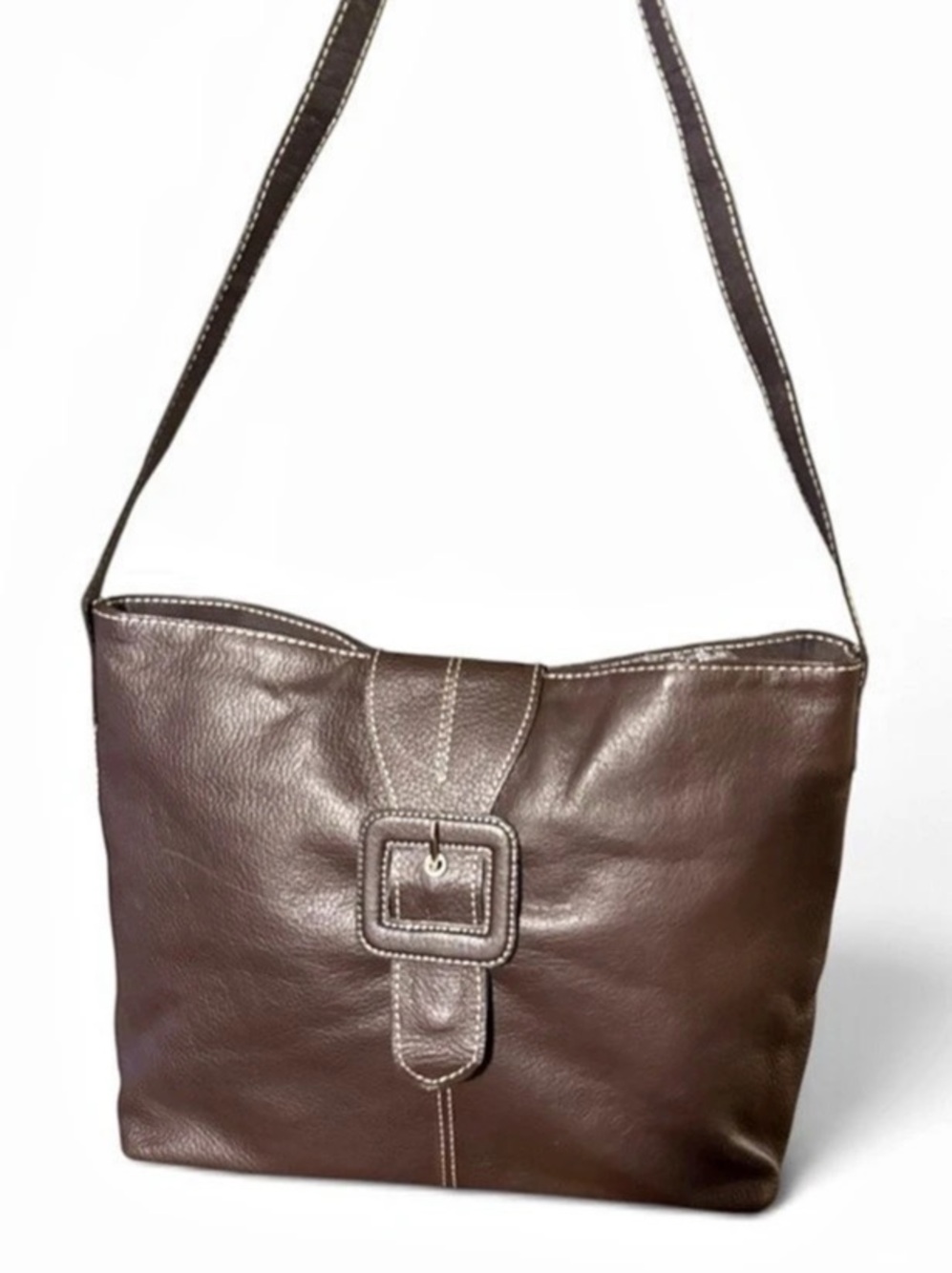 Wilson’s Leather MAXIMA Shoulder Bag in Brown
